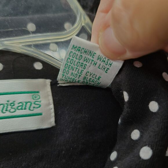 Shenanigans Womens Button Down Multi-Color Size Large Cotton Blend Short Sleeve - Picture 8 of 12